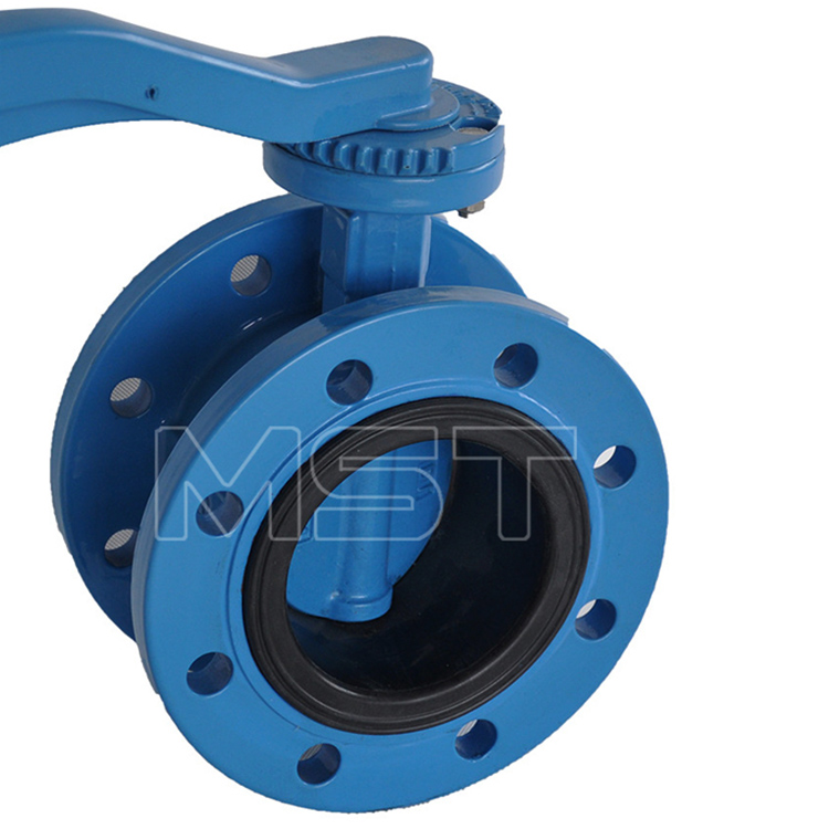 دستی Flanged تیتلی والو